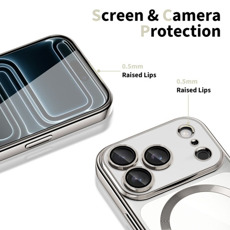 TECH-PROTECT MAGFLEX MAGSAFE IPHONE 17 PRO MAX SHINY SILVER