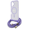 GUESS ETUI CASE HARDCASE DO IPHONE 16 6.1 DO MAGSAFE CROSSBODY CORD SCRIPT