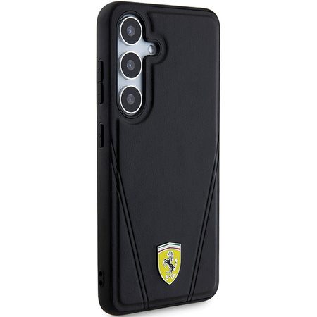 FERRARI HARDCASE HOT STAMP V LINES DO SAMSUNG S24 S921 MAGNETYCZNE