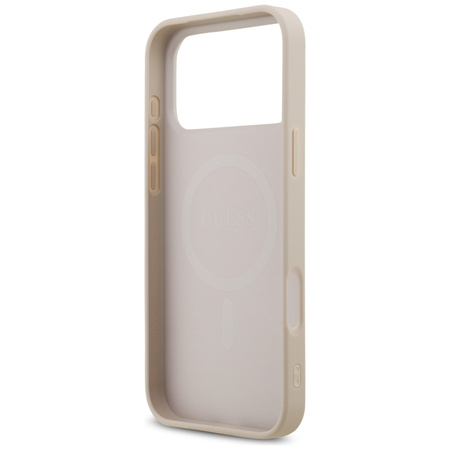 Etui Guess 4G Small 4G and Classic MagSafe do iPhone 17 Pro Max różowy