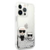 KARL LAGERFELD POKROWIEC DO IPHONE 13 PRO MAX LIQUID GLITTER KARL&CHOUPETTE