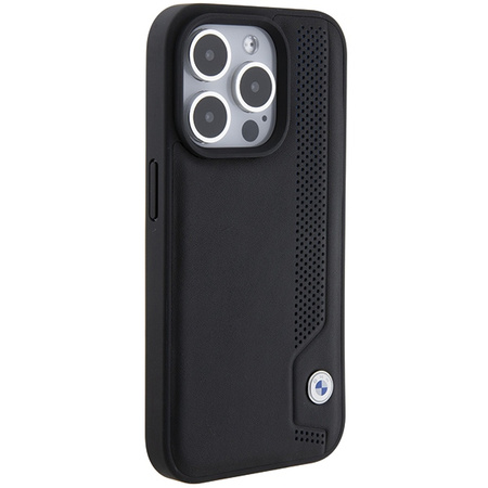 BMW ETUI HARDCASE LEATHER BLUE DOTS DO IPHONE 15 PRO MAX 6.7 DO IPHONE 15