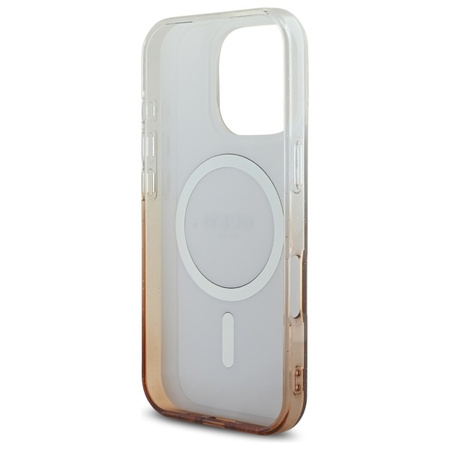 GUESS ETUI HARDCASE GLITTER GRADIENT DO IPHONE 16 PRO MAX 6.9 DO MAGSAFE