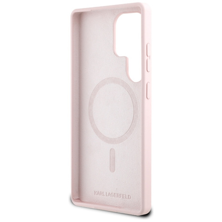 KARL LAGERFELD ETUI SILICONE DOUBLE HEADS AND CIRCLE DO MAGSAFE DO SAMSUNG