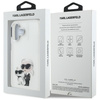 Etui Karl Lagerfeld IML Aquarelle Karl & Choupette & Logo do iPhone 16 biały