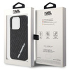KARL LAGERFELD POKROWIEC HARDCASE DO IPHONE 15 PRO 6.1 3D RUBBER MULTI LOGO