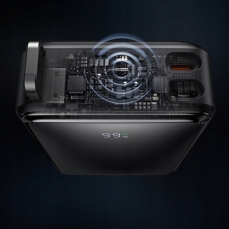 MCDODO POWERBANK Z WYŚWIETLACZEM 20000MAH 67W 3 X USB USB-C + KABEL USB-C PD CZARNY