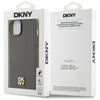 DKNY ETUI HARDCASE DO IPHONE 15 14 13 6.1 DO MAGSAFE SKÓRA WZÓR METALOWE