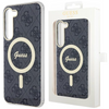 Etui Guess GUHMS23MH4STK S23+ S916 - czarne 4G MagSafe