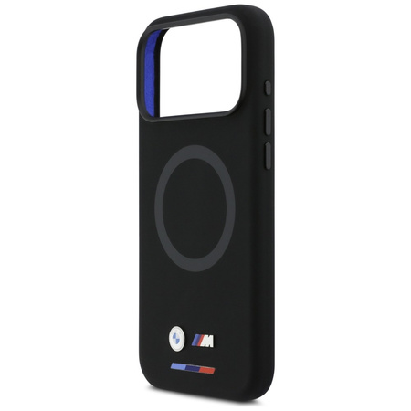 Etui BMW M Silicon Logo MagSafe do       iPhone 17 Pro Max czarny