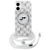 KARL LAGERFELD CASE DO IPHONE 16 6.1 DO MAGSAFE TRANSPARENT CROSSBODY