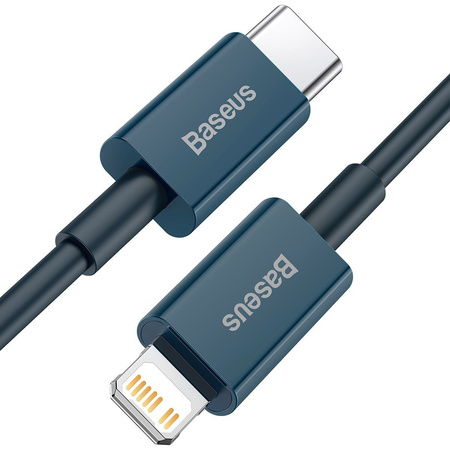 BASEUS KABEL USB-C DO DO LIGHTNING 20W DO IPHONE 12 13 14 2M SZYBKIE