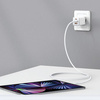 USAMS ADAPTER SIECIOWY 2XUSB-C 65W DO MAGSAFE PD3.0 QC3.0 SZYBKIE ŁADOWANIE
