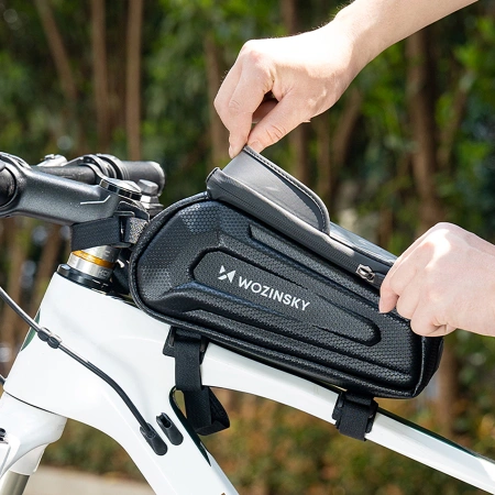 WOZINSKY SAKWA ROWEROWA NA RAMĘ DO TELEFONU PANCERNA 1.7L NAJLEPSZA