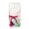 Marble Case etui do iPhone 13 Pro Max żelowy pokrowiec marmur miętowy