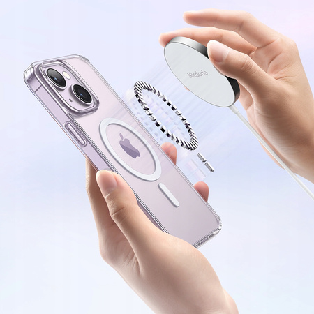 MCDODO ETUI MAGNETYCZNE CLEAR CASE WZMOCNIONE DO MAGSAFE IPHONE 14 PRO MAX