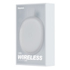 Baseus Jelly bezprzewodowa ładowarka Qi 15 W do telefonu słuchawek + kabel USB - USB Typ C biały (WXGD-02)