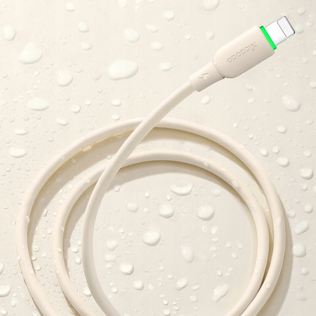 MCDODO ŁADOWARKA KABEL USB-C LIGHTNING SZYBKIEGO ŁADOWANIA DO IPHONE 1M LED