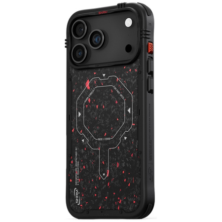 Etui Skinarma Vektor do iPhone 17 Pro Max Magnetic Charging czarny
