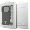 Etui Guess 4G Strap Triangle Logo MagSafe do iPhone 17 Pro czarny