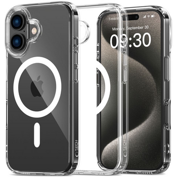 TECH-PROTECT ETUI FLEXAIR HYBRID DO MAGSAFE DO IPHONE 16 ANTYPOWŁOSOWE
