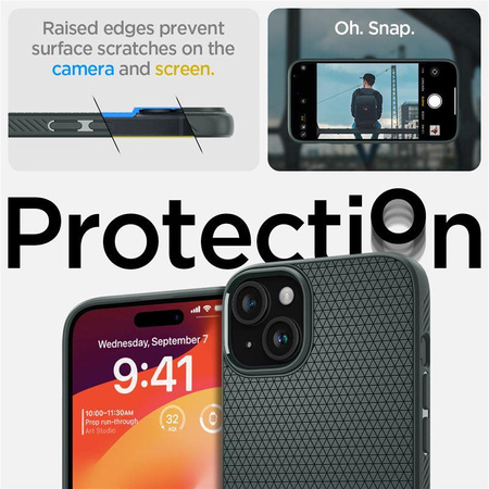 SPIGEN LIQUID AIR IPHONE 15 ABYSS GREEN