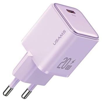 USAMS SZYVKA ŁADOWARKA SIECIOWA 20W PD DO TELEFONU 1X USB-C 20W
