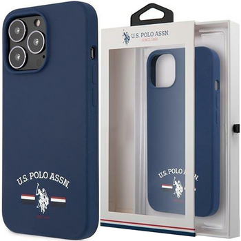 US Polo USHCP13XSFGV iPhone 13 Pro Max 6,7" granatowy/navy Silicone Collection