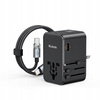MCDODO 2W1 ŁADOWARKA ADAPTER PODRÓŻNY PRZEJŚCIÓWKA UK EU US 100W KABEL 1M