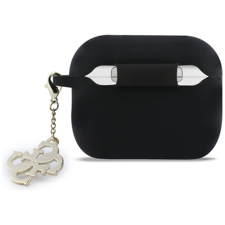 Etui Guess Silicone 4G Charm do AirPods Pro 3 czarny