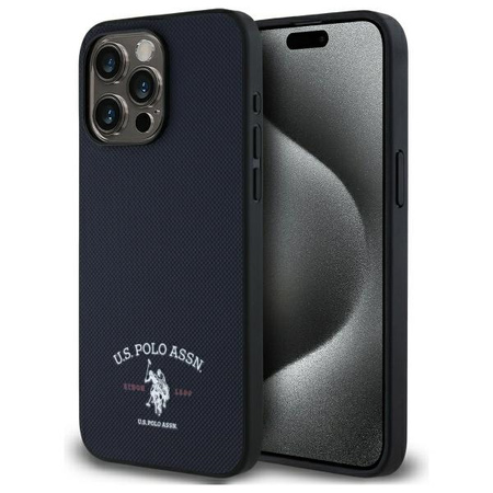 US POLO ASSN. ETUI DO IPHONE 15 PRO MAX 6.7 LOGO DH GRANATOWE Z LOGO