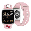 HELLO KITTY PASEK DO APPLE WATCH 42/44/45/49MM RÓŻOWY SILIKON KITTY HEAD