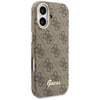 Etui Guess 4G Script MagSafe do iPhone   17 brązowy