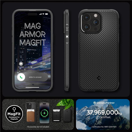 SPIGEN MAG ARMOR MAGSAFE IPHONE 15 PRO MATTE BLACK