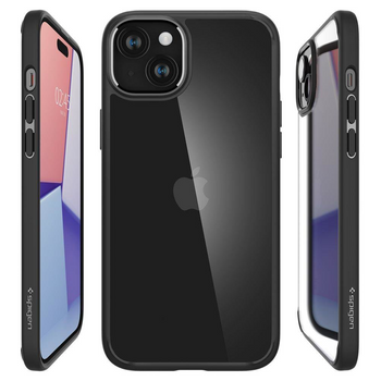 SPIGEN ULTRA HYBRID IPHONE 15 PLUS MATTE BLACK