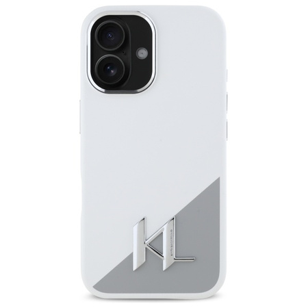 KARL LAGERFELD ETUI HARDCASE DO IPHONE 16 6.1 DO MAGSAFE SILICONE INITIAL