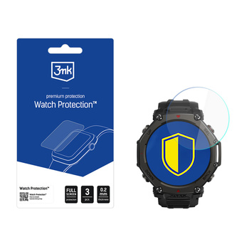 Amazfit T-Rex 3 Pro 48mm - 3mk Watch Protection FlexibleGlass