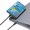 Baseus Flash Series Ⅱ kabel do szybkiego ładowania 2w1 USB-C - 2xUSB-C 100W 1.5m czarny