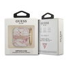 Guess GUA2HCHMAP AirPods cover różowy/pink Marble Strap Collection