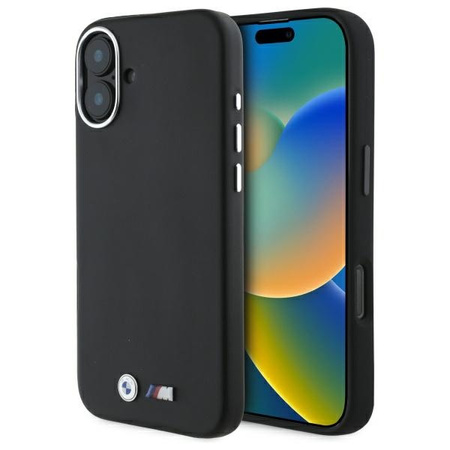 BMW POKROWIEC HARDCASE DO IPHONE 16 6.1 DO MAGSAFE M SMOOTH METAL FULL