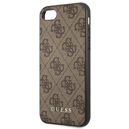 GUESS CASE HARD DO IPHONE SE 2022 SE 2020 7 8 LOGO METAL GOLD 4G COLLECTION