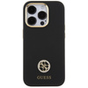 GUESS POKROWIEC HARDCASE DO IPHONE 15 PRO MAX 6.7 SILIKONOWY LOGO STRASS 4G
