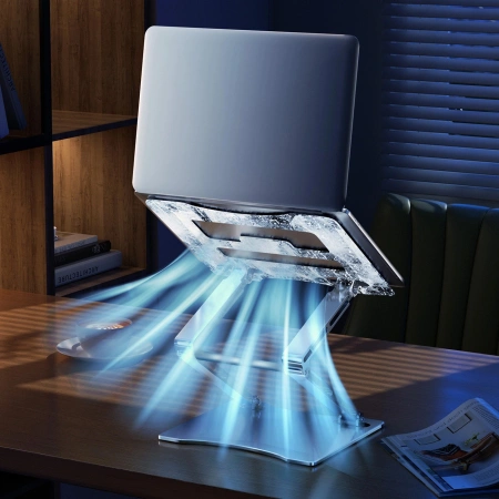 WOZINSKY PODSTAWKA ALUMINIOWA DO LAPTOPÓW Z GRATISOWĄ PODSTAWKĄ DO TELEFONU