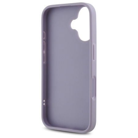 GUESS ETUI HARD CASE DO IPHONE 16 6.1 QUILED METAL LOGO DO IPHONE 16 Z LOGO