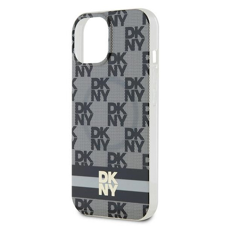 DKNY ETUI HARDCASE DO IPHONE 15 PLUS 14 PLUS 6.7 IML CHECKERED MONO