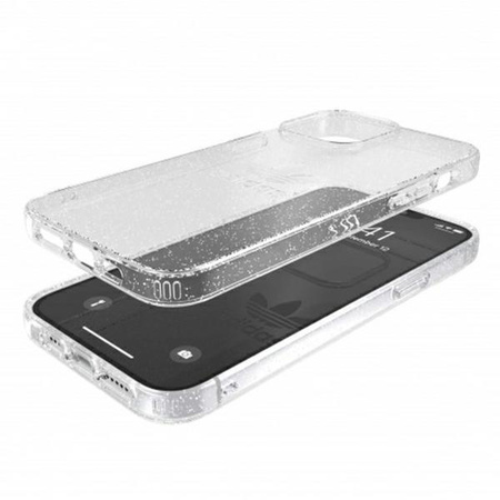 Etui Adidas OR Protective na iPhone 13 Pro Max Clear Case Gliter - przezroczyste 47148