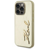 KARL LAGERFELD ETUI WRINKLED METAL SIGNATURE DO IPHONE 15 PRO MAX
