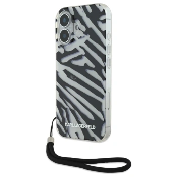 KARL LAGERFELD KLHCP16SHZBPKCCK ETUI DO IPHONE 16 6.1 HARDCASE IML ZEBRA