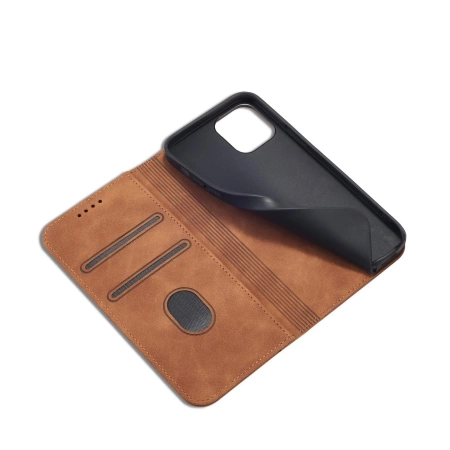 HURTEL ETUI CASE POKROWIEC MAGNETYCZNY DO IPHONE 12 PRO MAX PORTFEL Z KARTĄ