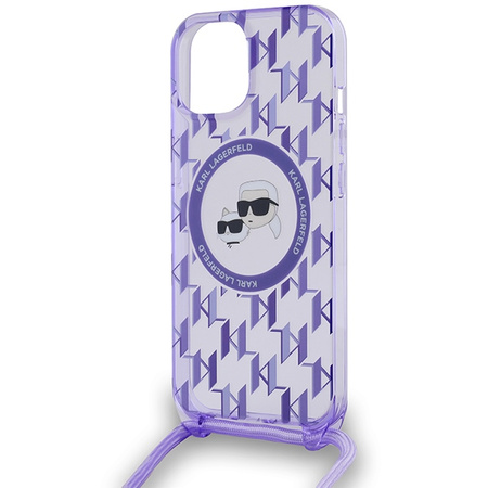 KARL LAGERFELD ETUI DO IPHONE 15 14 13 6.1 DO MAGSAFE Z MONOGRAMEM